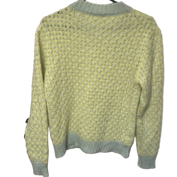 Ultra soft Cocogio Pastel yellow and blue pull over - Picture 2 of 6